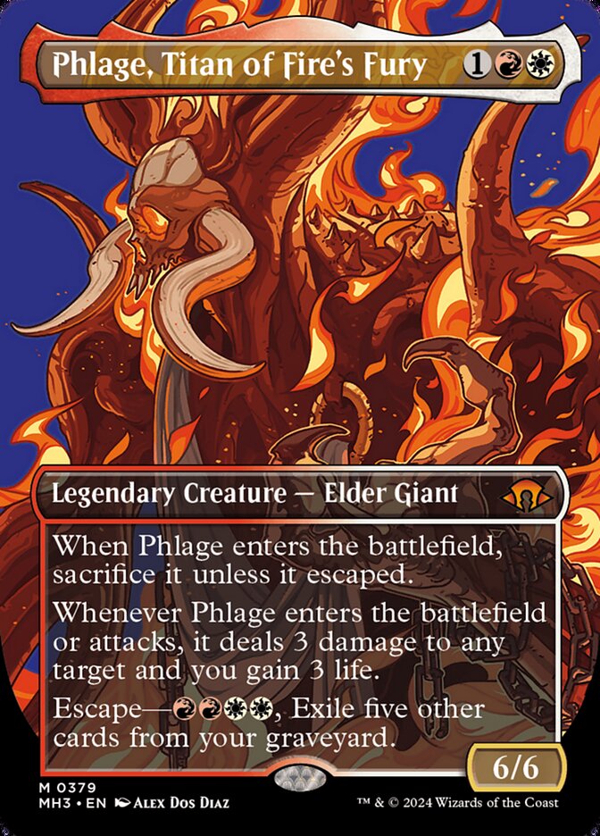 Phlage, Titan of Fire's Fury card front