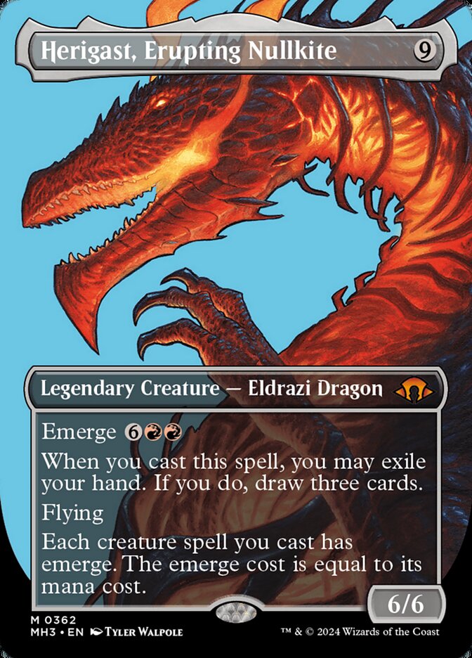 Herigast, Erupting Nullkite card front