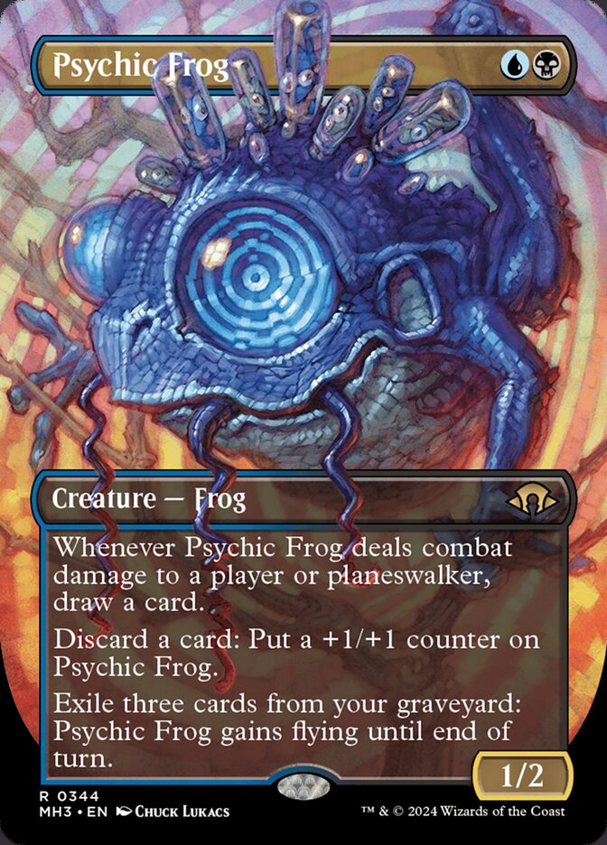 Psychic Frog card front