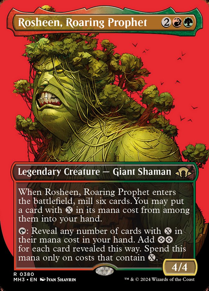 Rosheen, Roaring Prophet card front