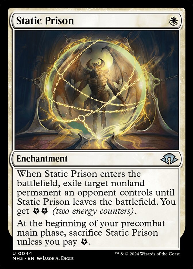 Static Prison card front