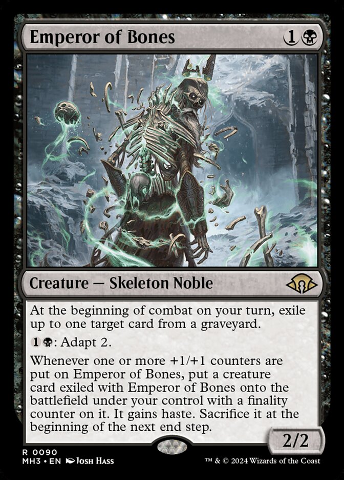 Emperor of Bones card front