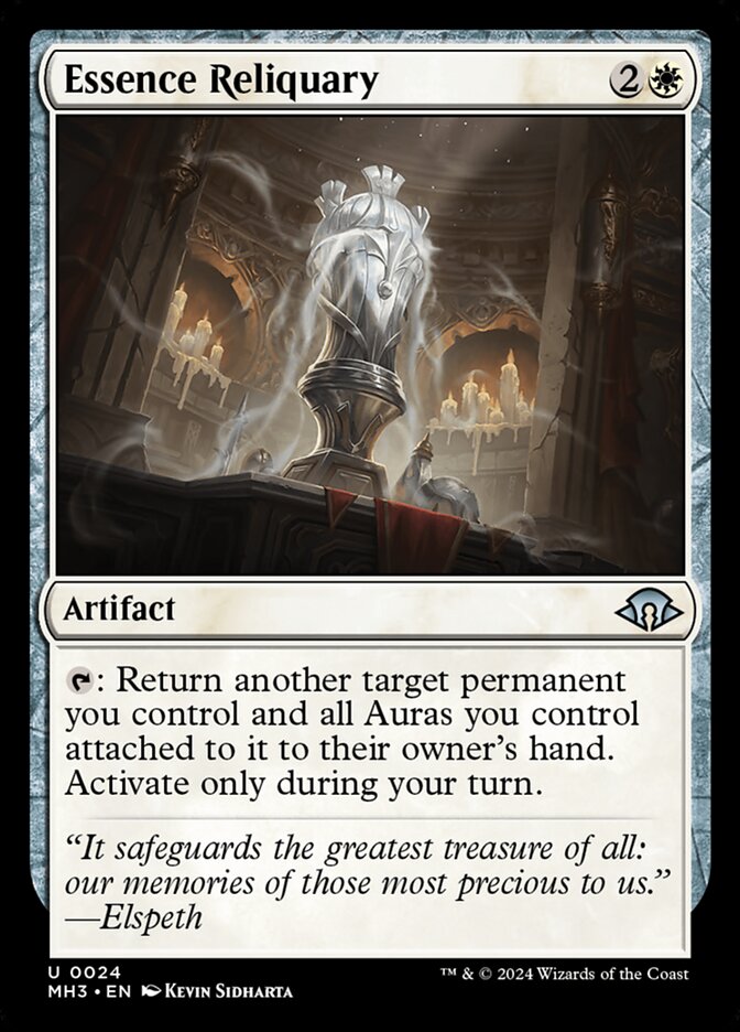 Essence Reliquary card front
