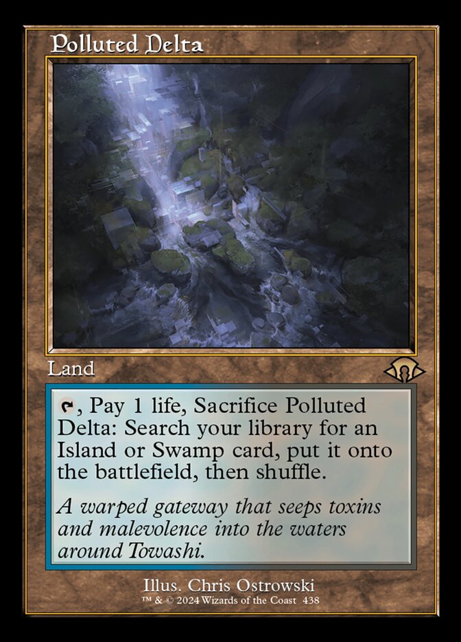 Polluted Delta card front