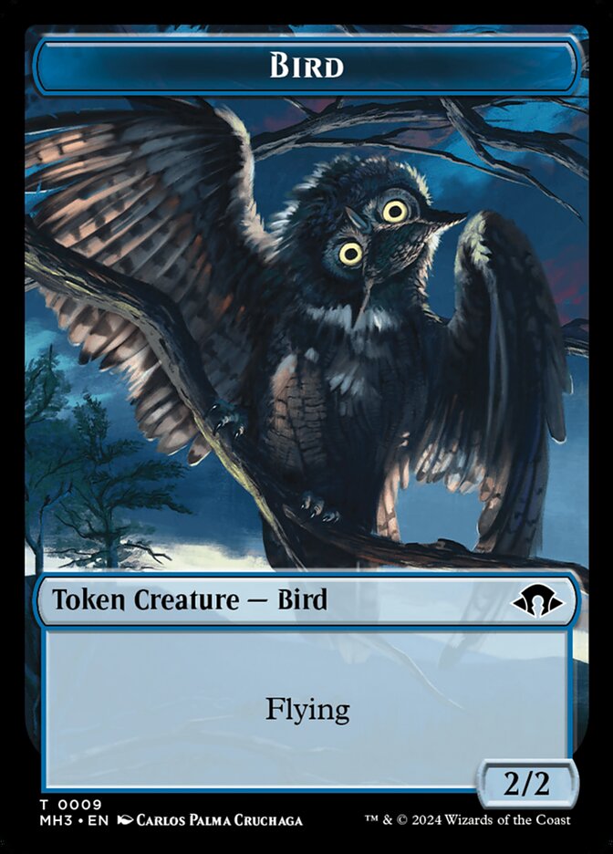 Bird card front