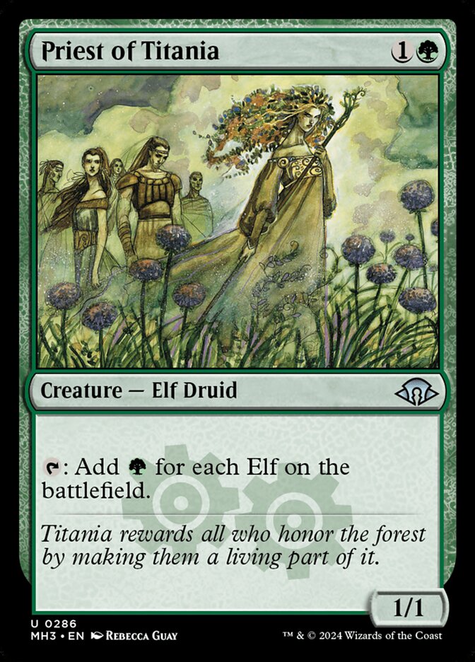 Priest of Titania card front