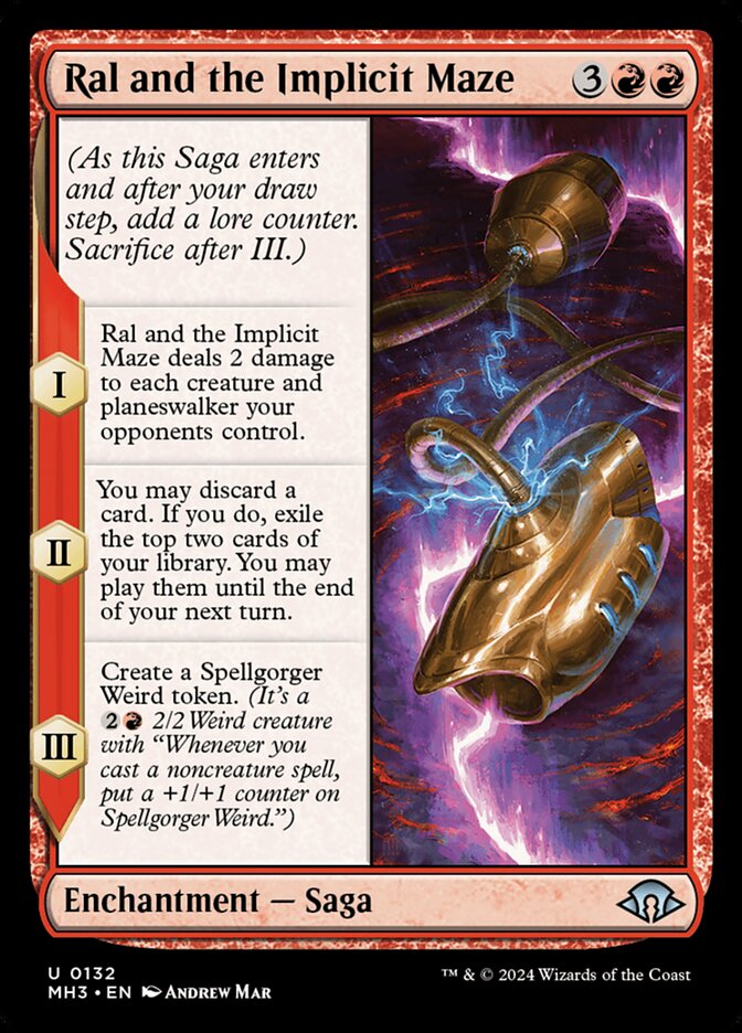 Ral and the Implicit Maze card front