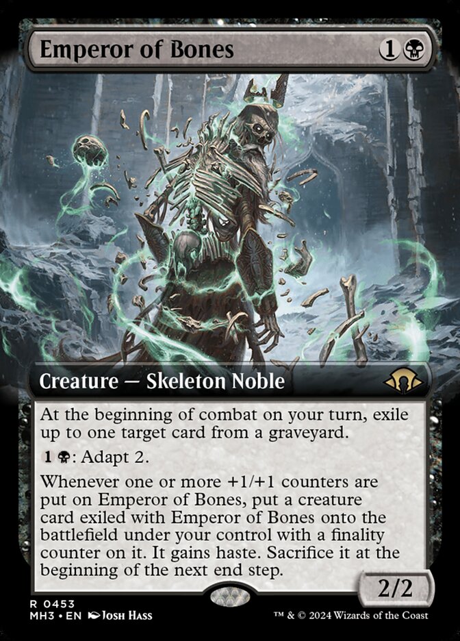 Emperor of Bones card front