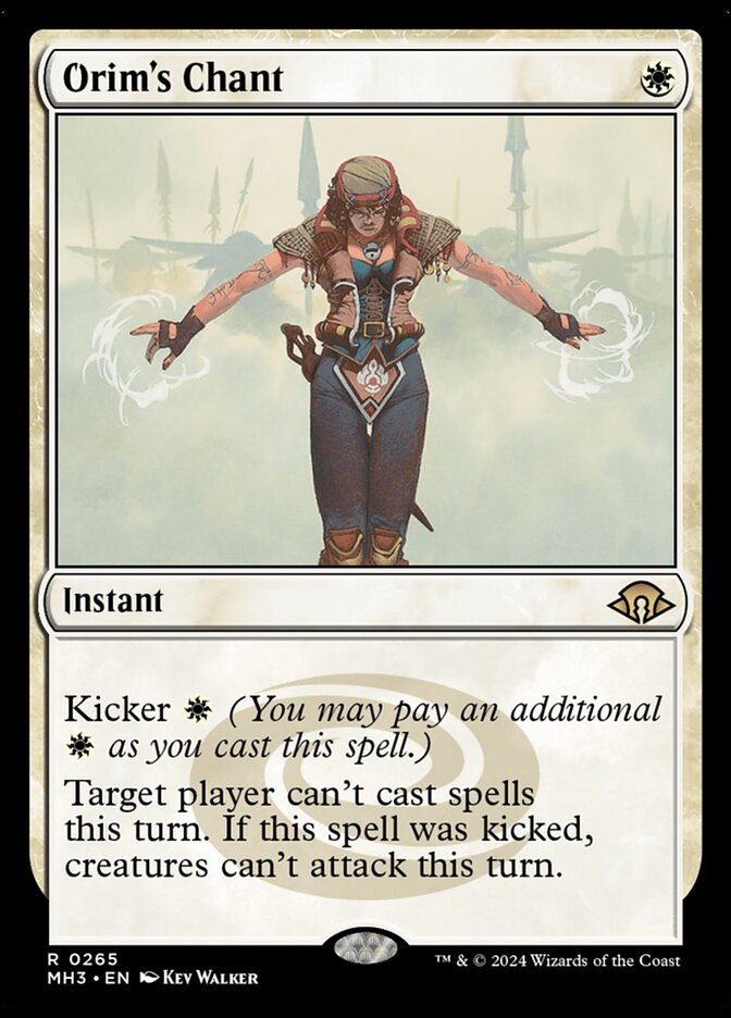 Orim's Chant card front