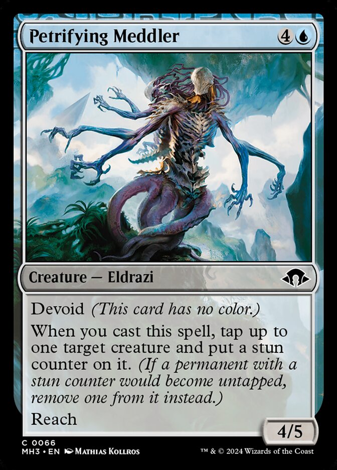 Petrifying Meddler card front