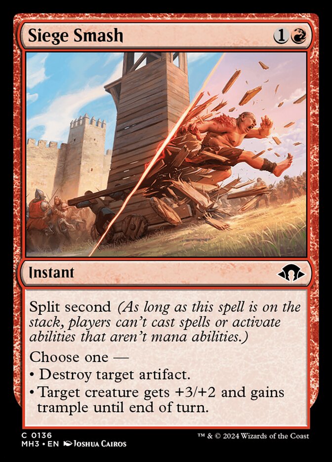 Siege Smash card front