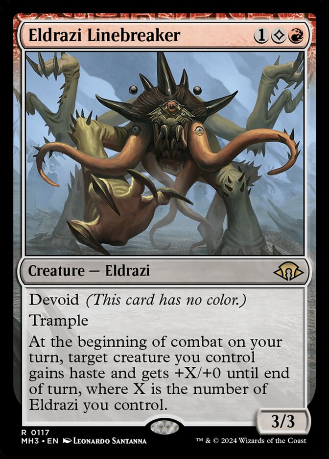 Eldrazi Linebreaker card front