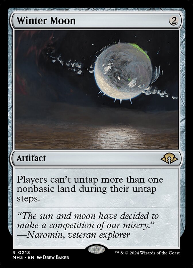 Winter Moon card front