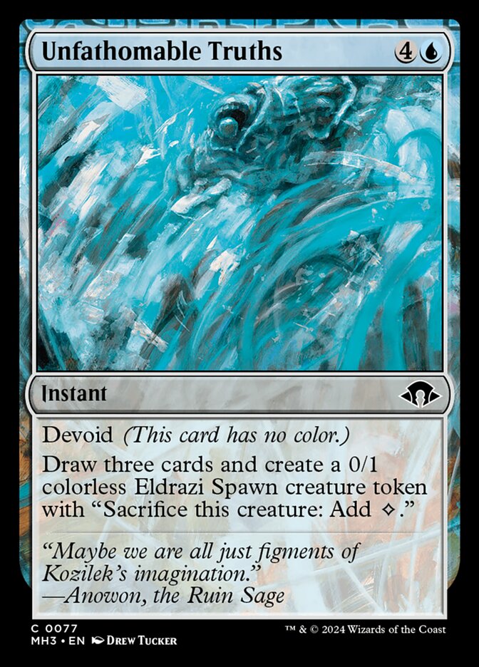 Unfathomable Truths card front