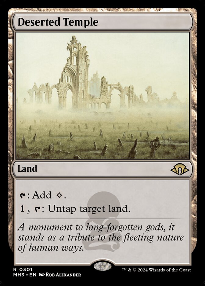 Deserted Temple card front