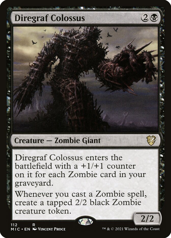 Diregraf Colossus card front
