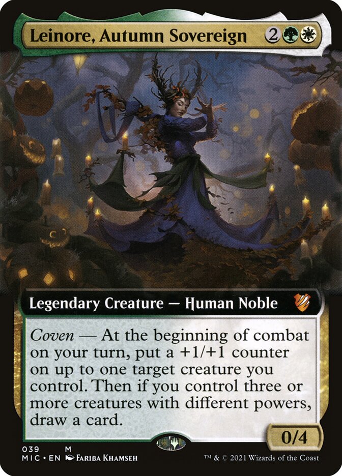 Leinore, Autumn Sovereign card front
