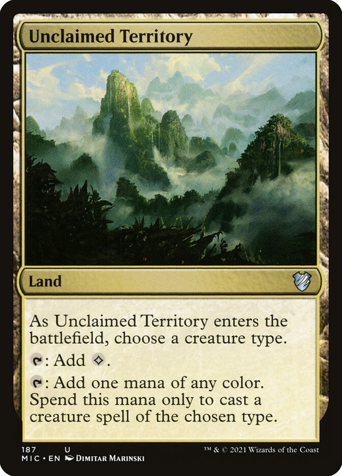 Unclaimed Territory card front