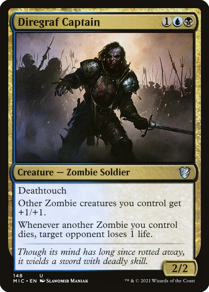 Diregraf Captain card front