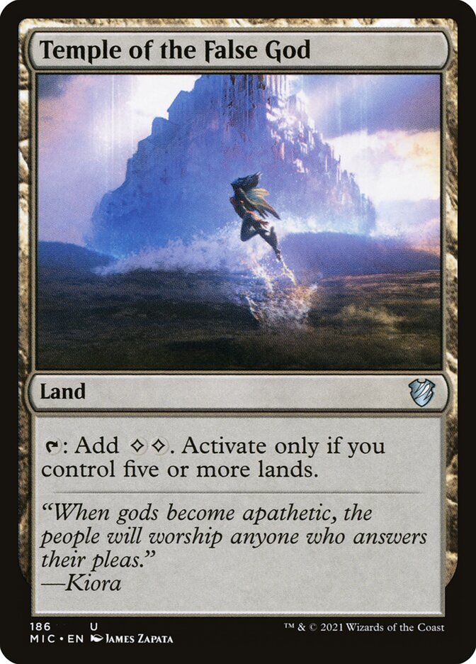 Temple of the False God card front
