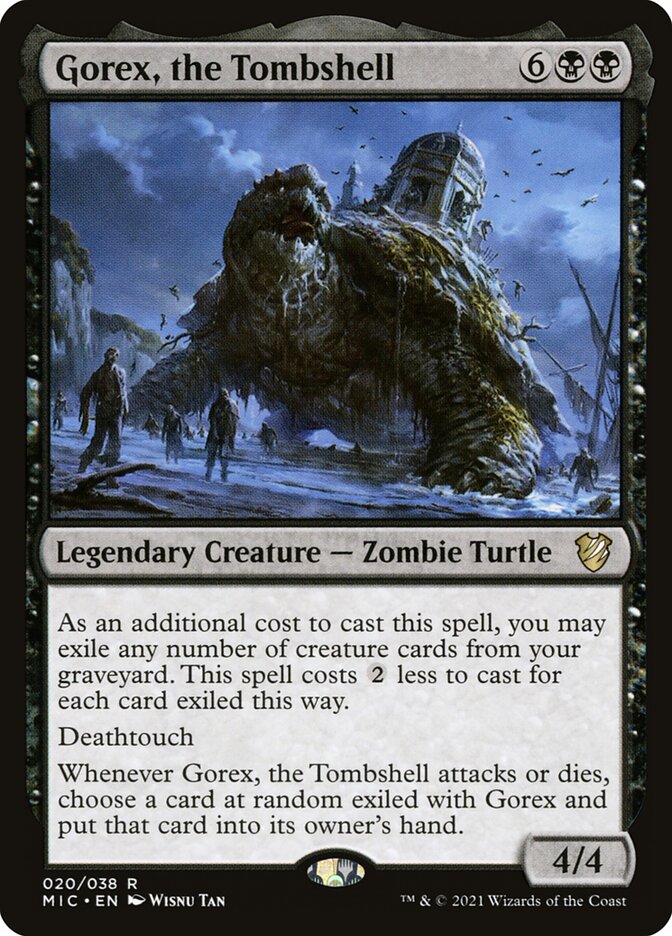 Gorex, the Tombshell card front