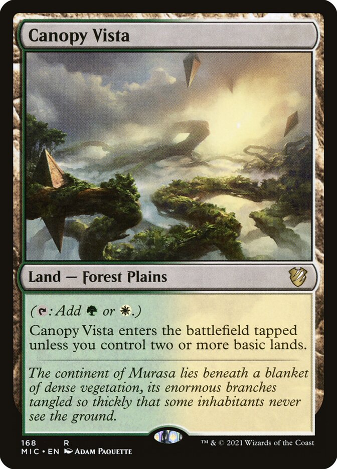 Canopy Vista card front