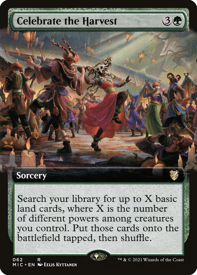 Celebrate the Harvest card front