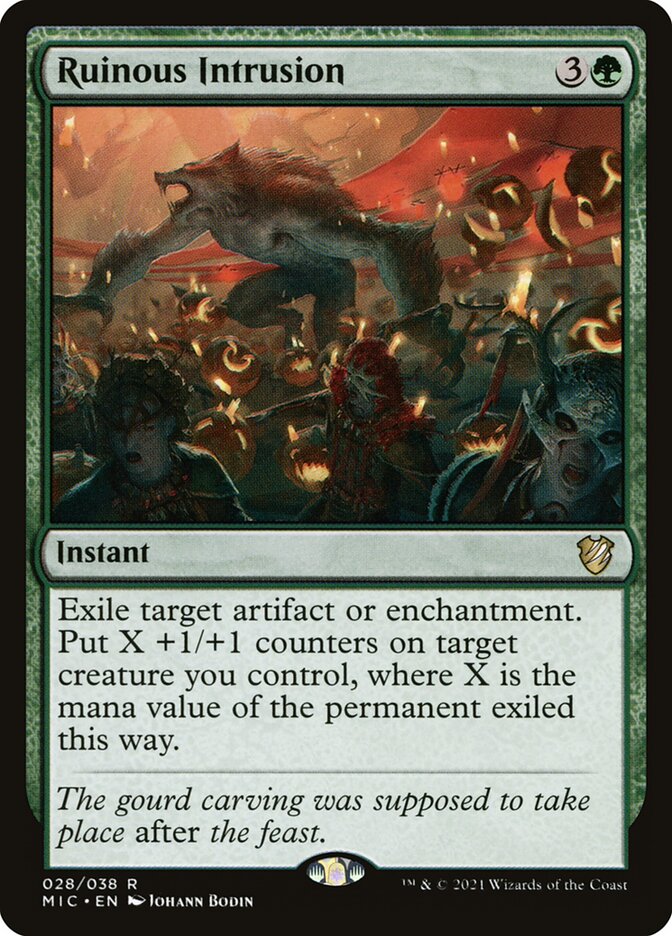 Ruinous Intrusion card front