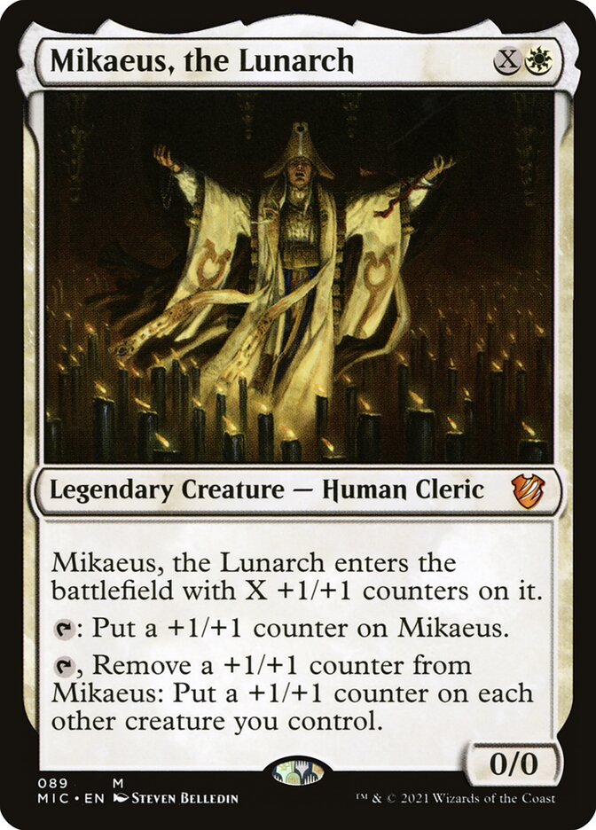 Mikaeus, the Lunarch card front