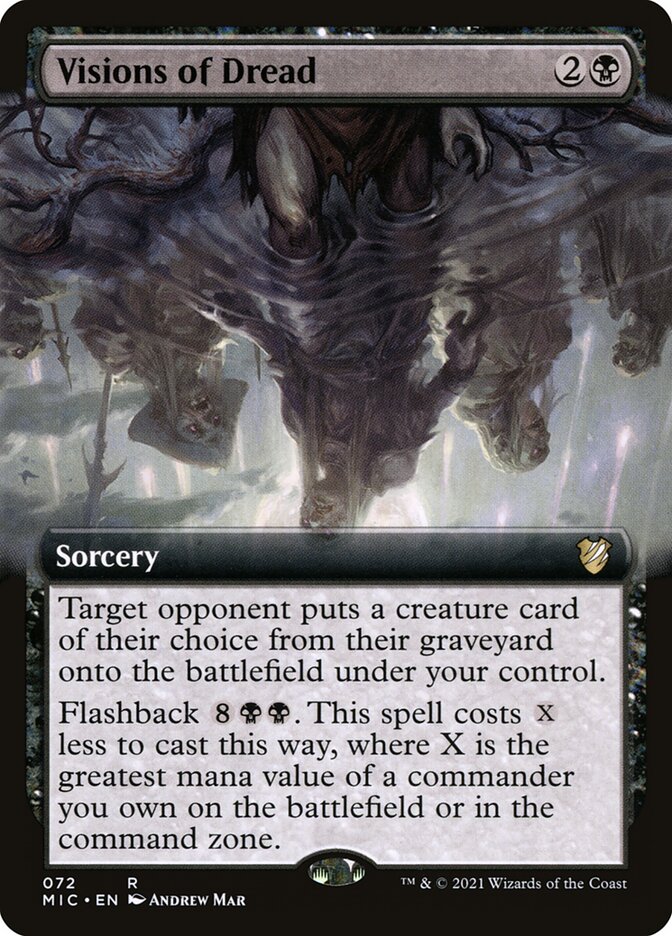 Visions of Dread card front
