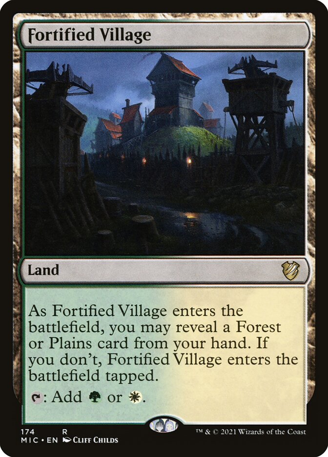 Fortified Village card front