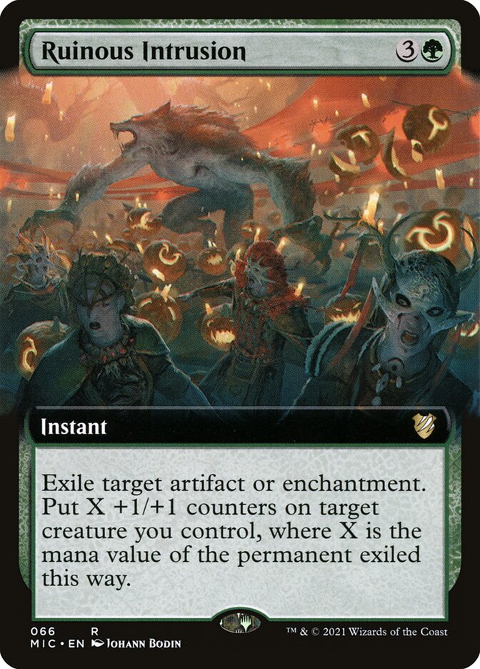 Ruinous Intrusion card front