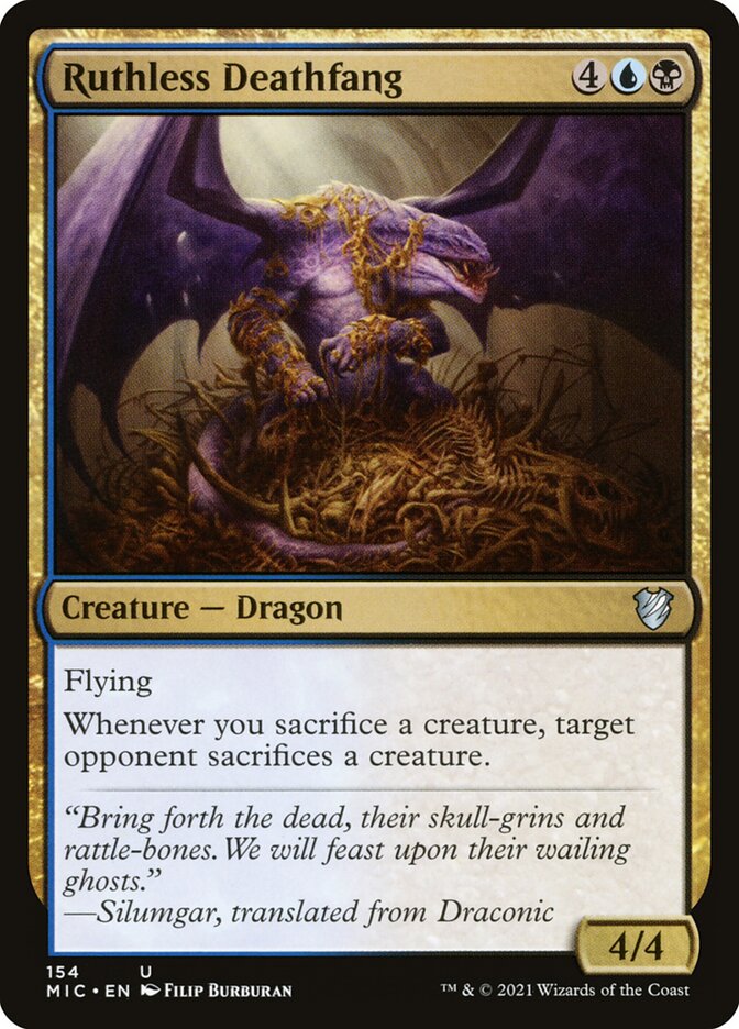 Ruthless Deathfang card front