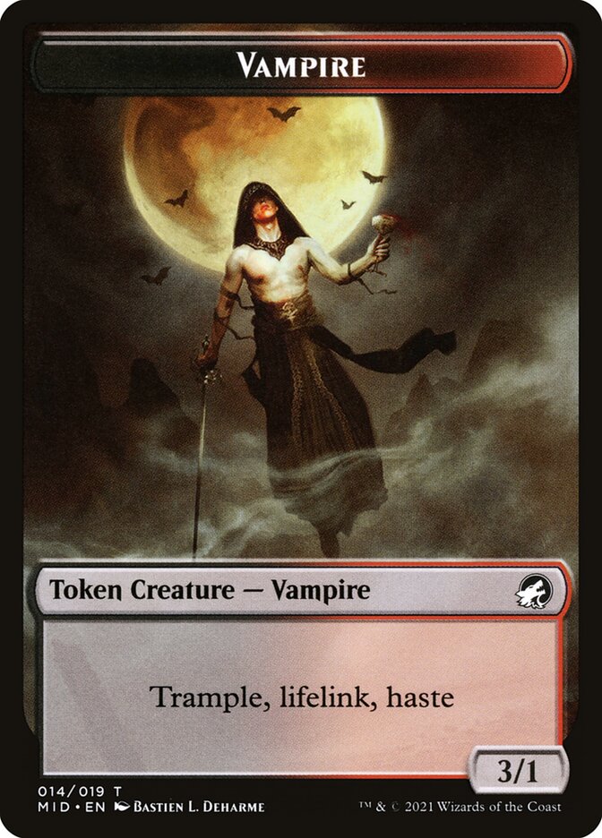 Vampire card front