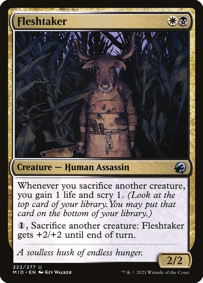 Fleshtaker card front