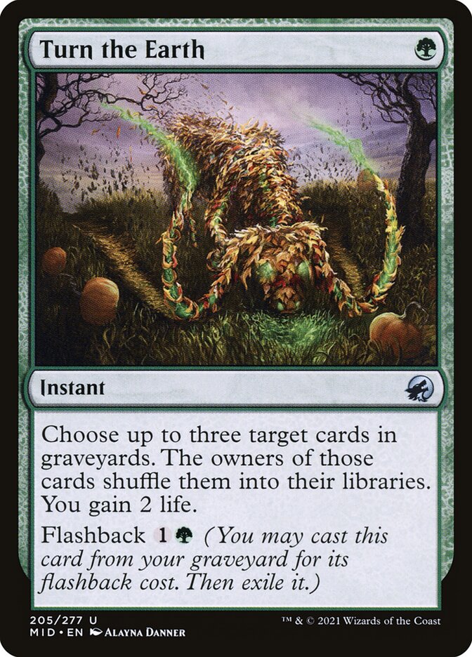 Turn the Earth card front