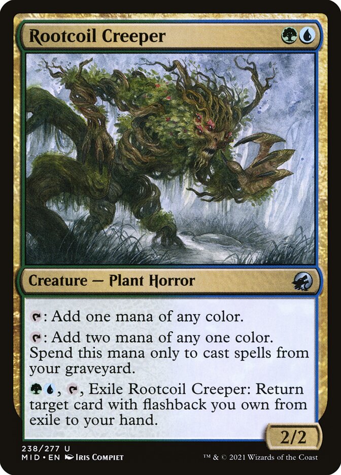 Rootcoil Creeper card front