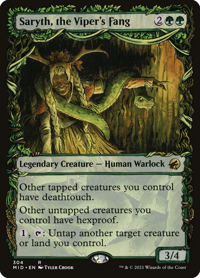 Saryth, the Viper's Fang card front