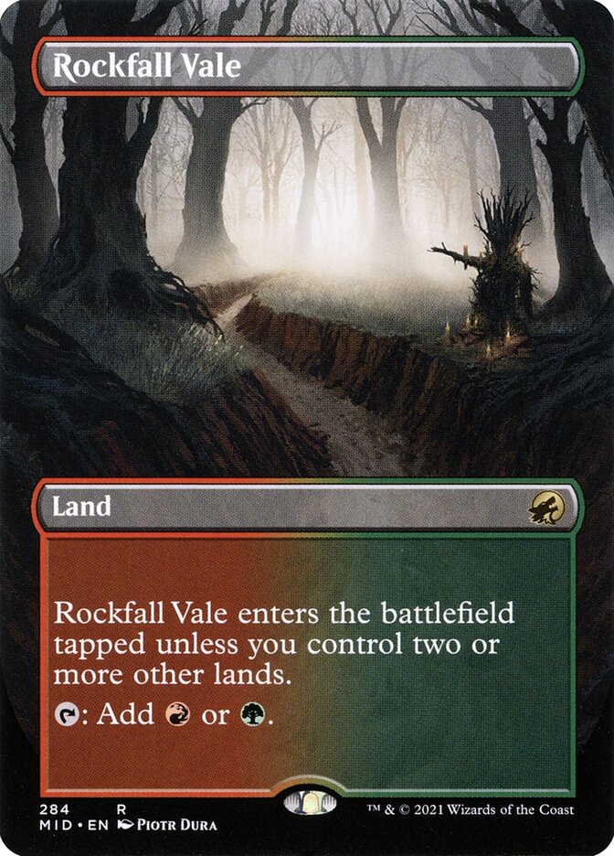 Rockfall Vale card front