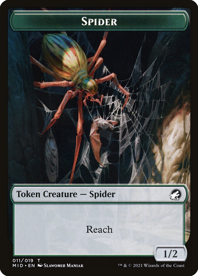 Spider card front