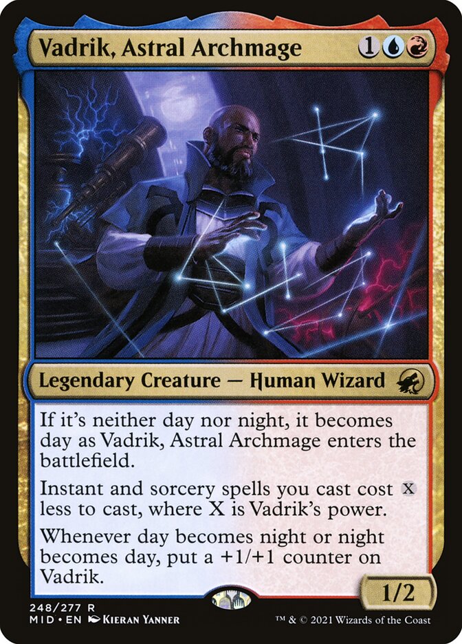 Vadrik, Astral Archmage card front