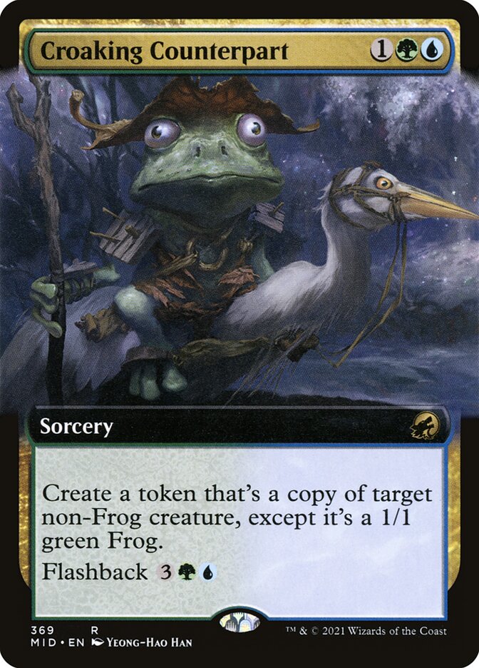 Croaking Counterpart card front