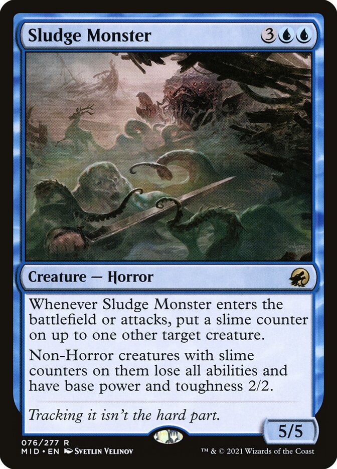 Sludge Monster card front