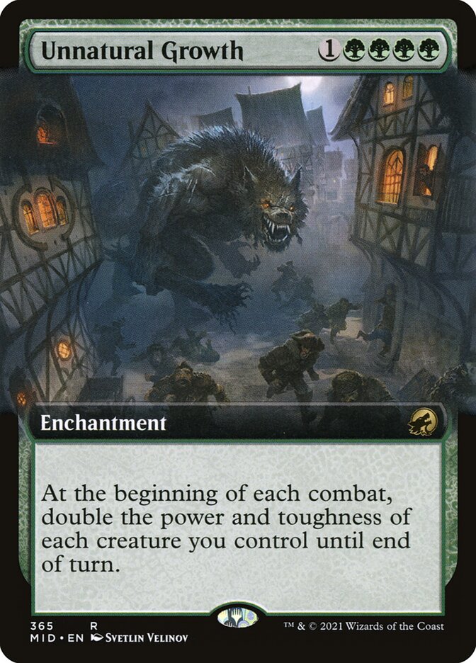 Unnatural Growth card front