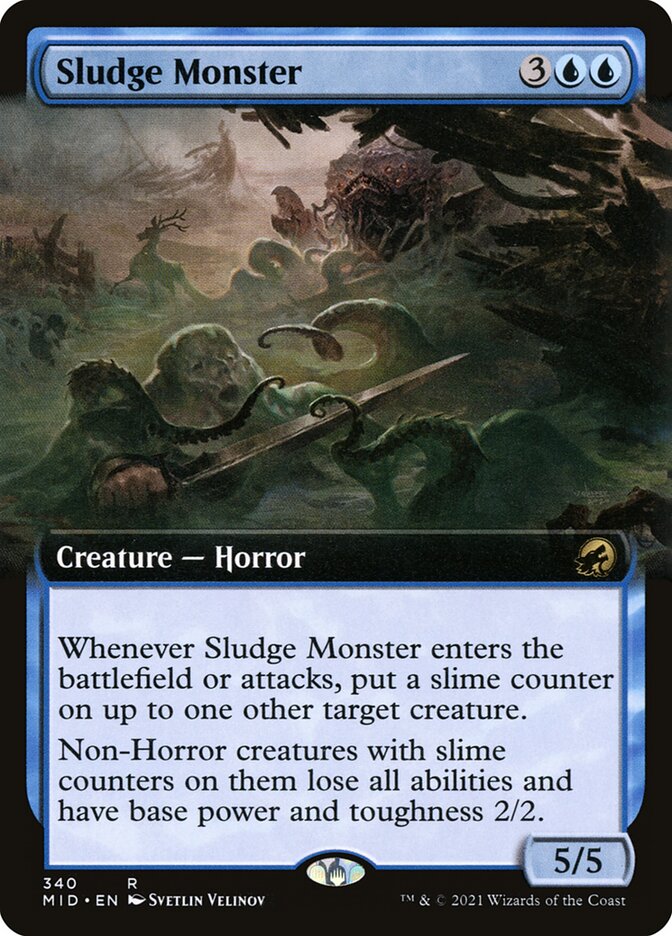 Sludge Monster card front