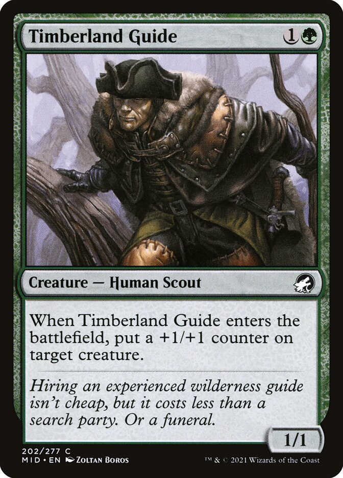 Timberland Guide card front