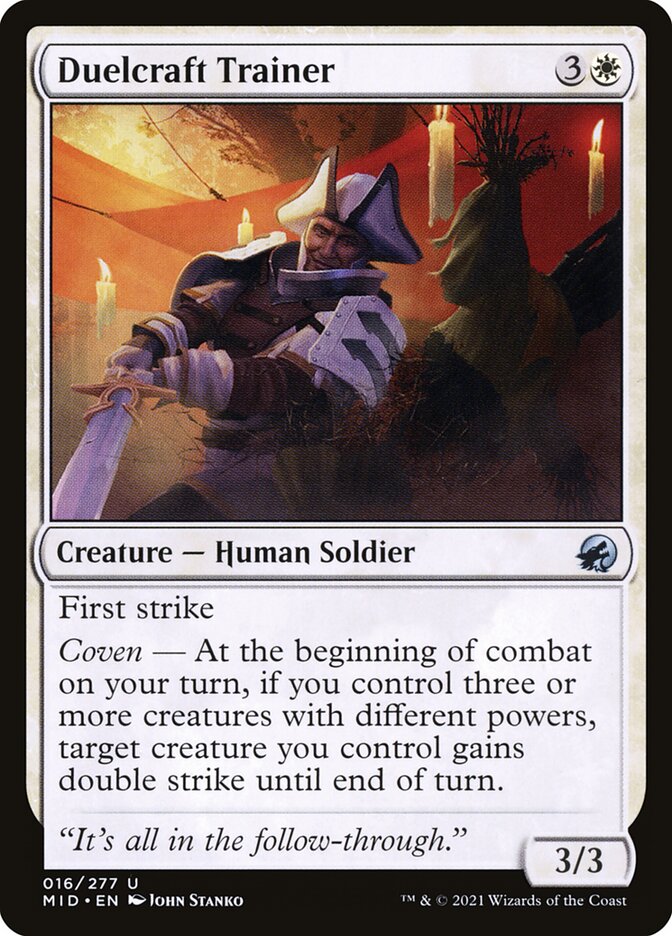 Duelcraft Trainer card front