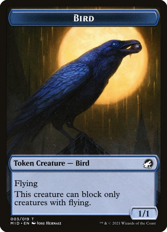 Bird card front