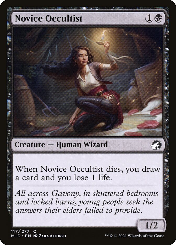 Novice Occultist card front