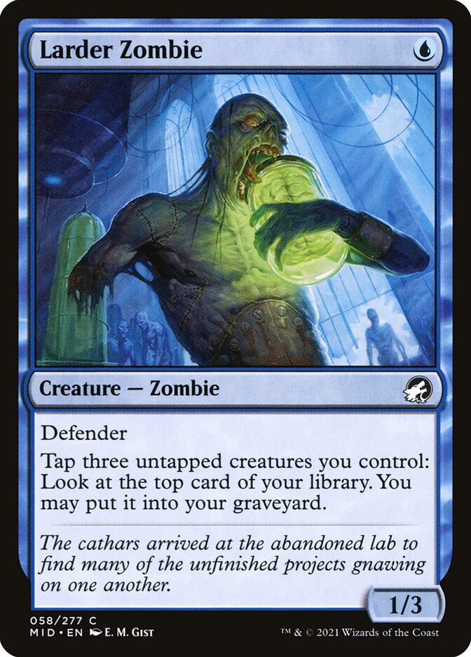 Larder Zombie card front